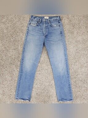 Agolde Riley High Rise Straight Crop Jeans Womens 27